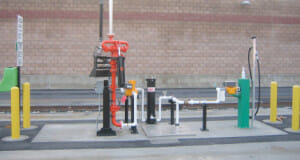 Photo of a commercial fueling pump