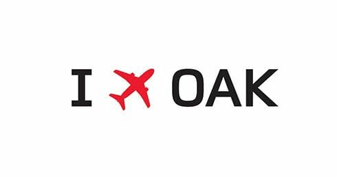 I Airplane Oakland Logo