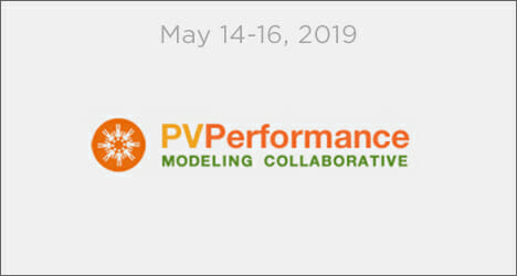 PVPerformance Modeling Collaborative May 14-16, 2019
