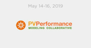 PVPerformance Modeling Collaborative May 14-16, 2019